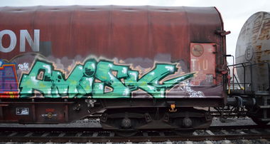 Graffiti Train - Photo by Hall3rOT - AMISK