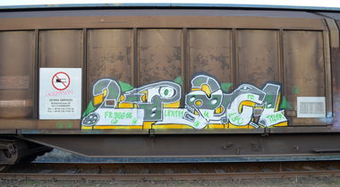 Graffiti Train - Photo by Hall3rOT - 2PAC