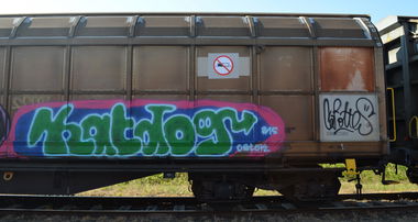 Graffiti Train - Photo by Hall3rOT - KATDOG