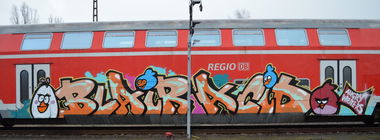 Graffiti Train - Photo by Hall3rOT - BLAIR, ACID