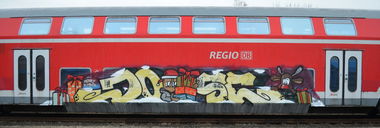 Graffiti Train - Photo by Hall3rOT - JOSE