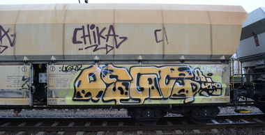 Graffiti Train - Photo by Hall3rOT