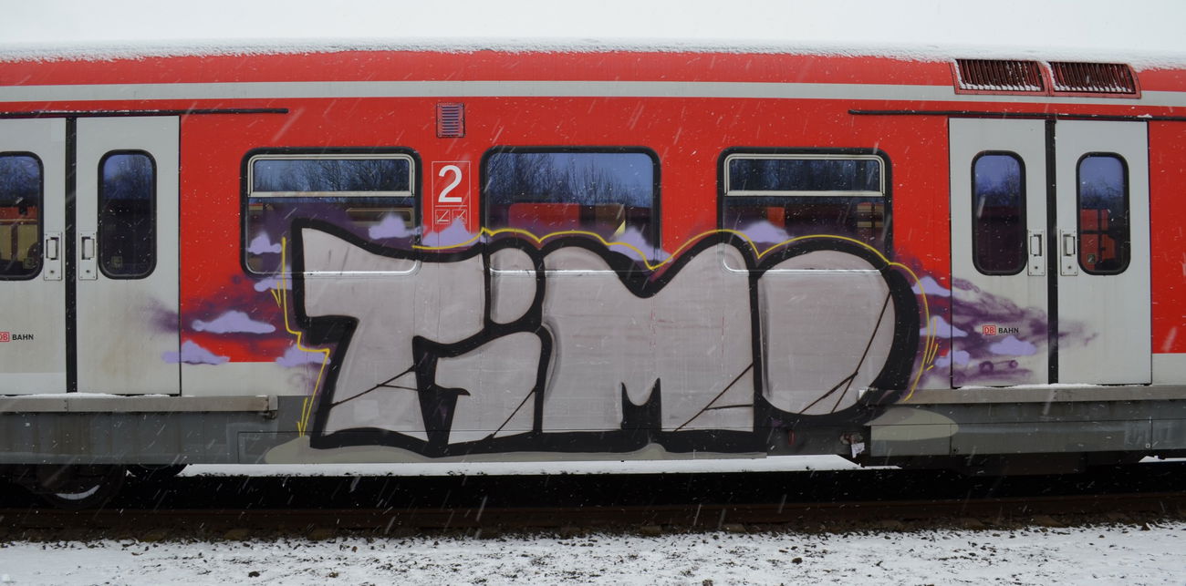 Graffiti Train - Photo by Hall3rOT - TIMO