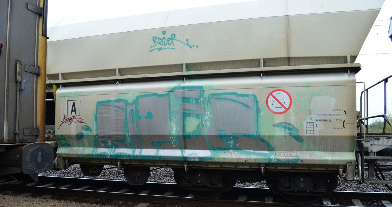 Graffiti Train - Photo by Hall3rOT - ROZER
