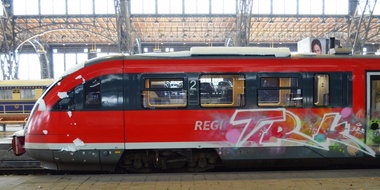 Graffiti Train - Photo by Hall3rOT - TRK