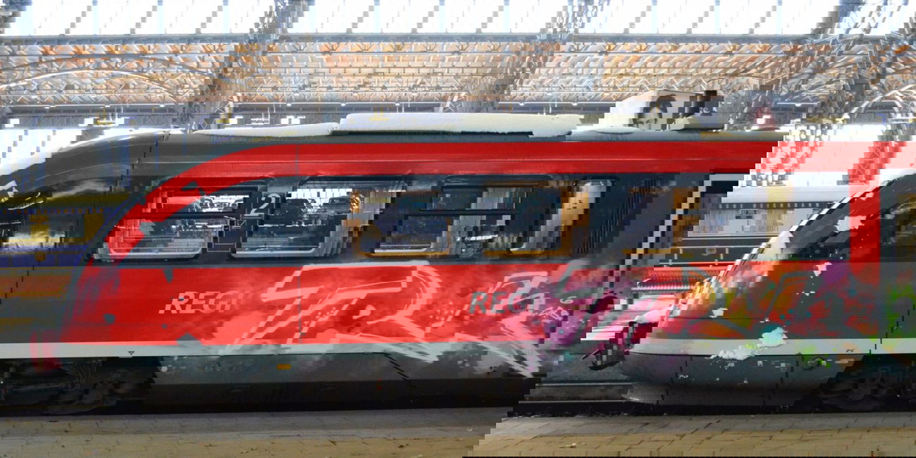 Graffiti Train - Photo by Hall3rOT - TRK