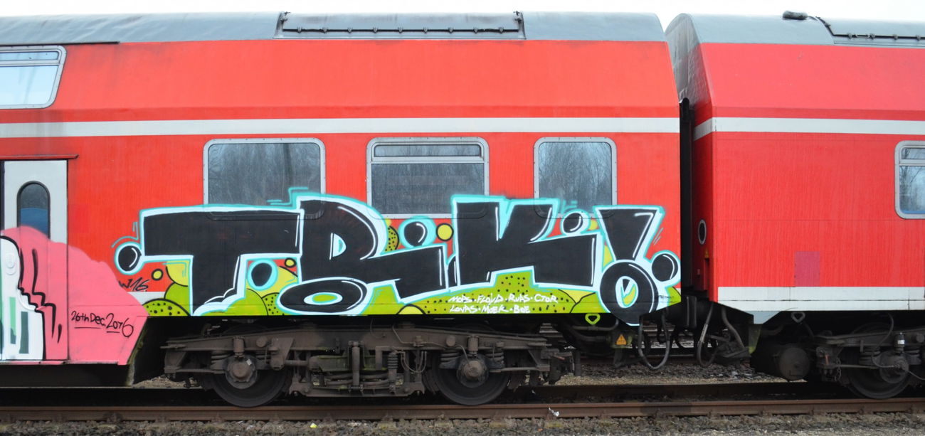 Graffiti Train - Photo by Hall3rOT - TRK