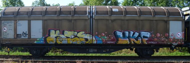 Graffiti Train - Photo by Hall3rOT - KES, UKF (2014)