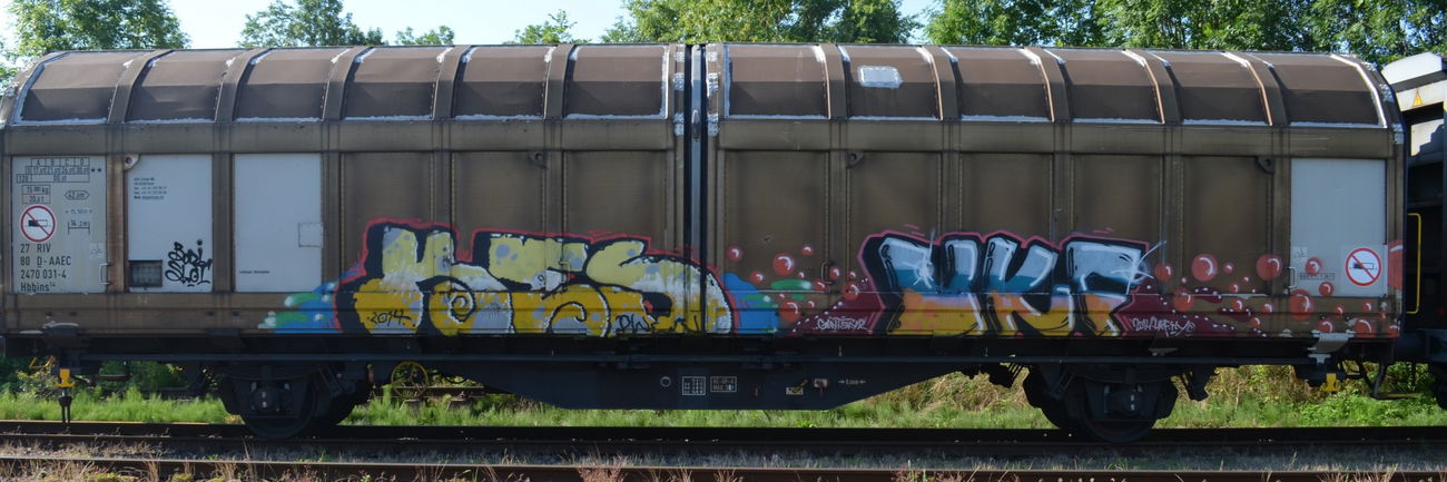 Graffiti Train - Photo by Hall3rOT - KES, UKF (2014)
