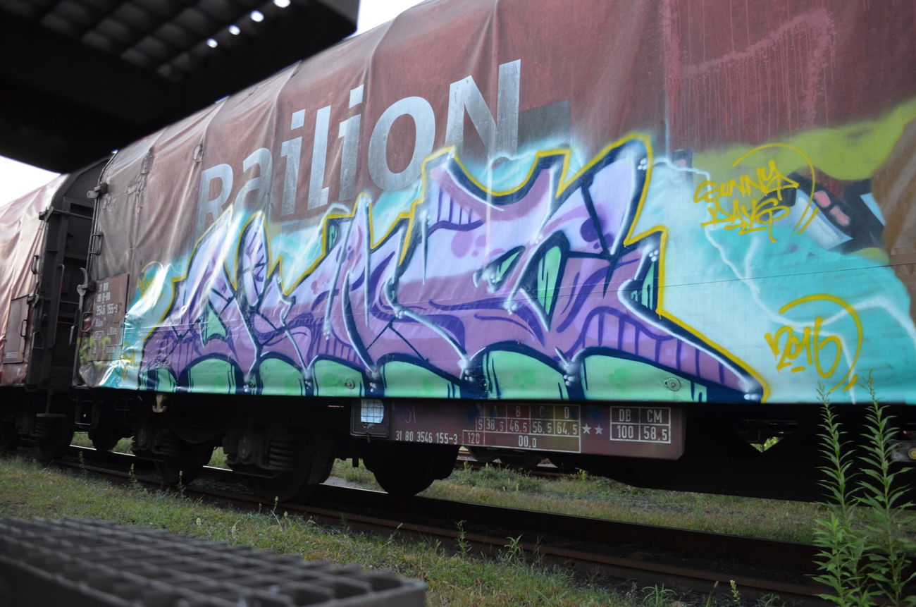 Graffiti Train - Photo by Hall3rOT (2016)