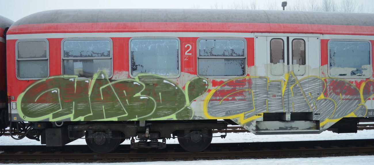 Graffiti Train - Photo by Hall3rOT - CHABO, CHABO