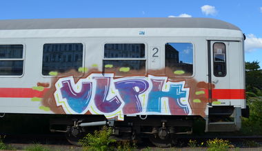 Graffiti Train - Photo by Hall3rOT - ULPH, IC