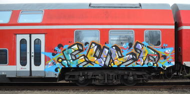 Graffiti Train - Photo by Hall3rOT - CULT