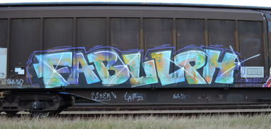 Graffiti Train - Photo by Hall3rOT - FABU, ULPH