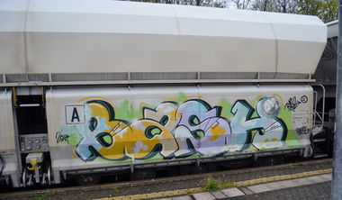 Graffiti Train - Photo by Hall3rOT - BASH