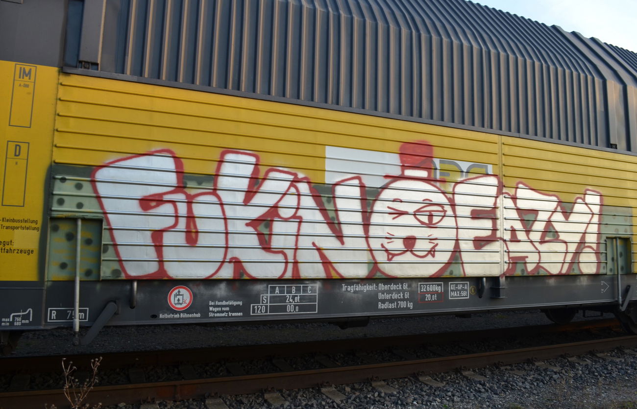 Graffiti Train - Photo by Hall3rOT - FUKIN, EAZY!