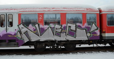 Graffiti Train - Photo by Hall3rOT - ALEC