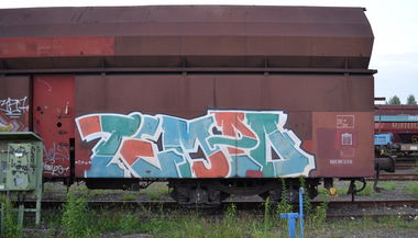 Graffiti Train - Photo by Hall3rOT - TEMPO
