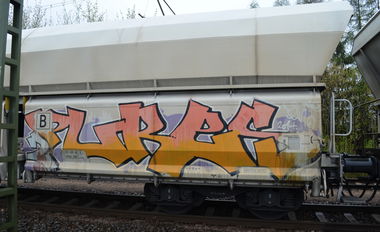 Graffiti Train - Photo by Hall3rOT - 2, PURES