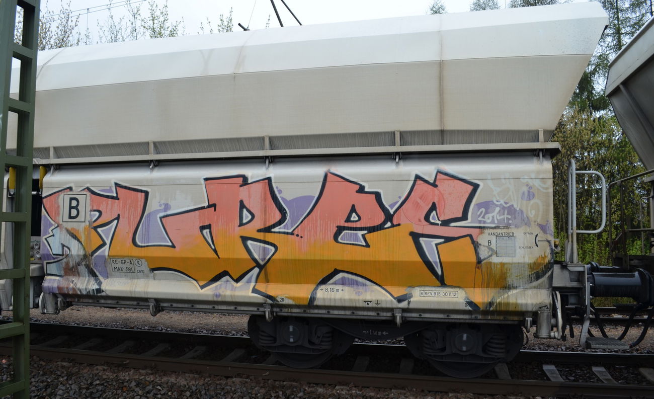 Graffiti Train - Photo by Hall3rOT - 2, PURES
