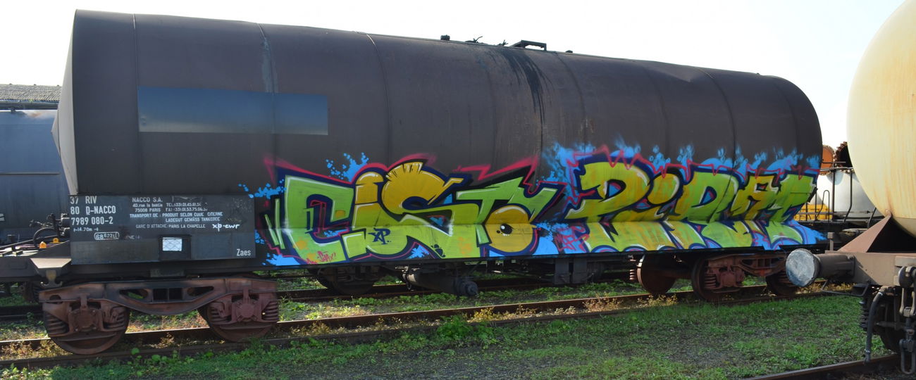 Graffiti Train - Photo by Hall3rOT - COSTA, XP, PIRAT