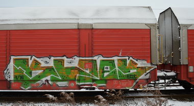 Graffiti Train - Photo by Hall3rOT - KLOAK