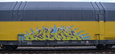 Graffiti Train - Photo by Hall3rOT - COWS, GOWS (2014)