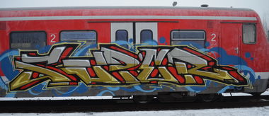 Graffiti Train - Photo by Hall3rOT - SUPER