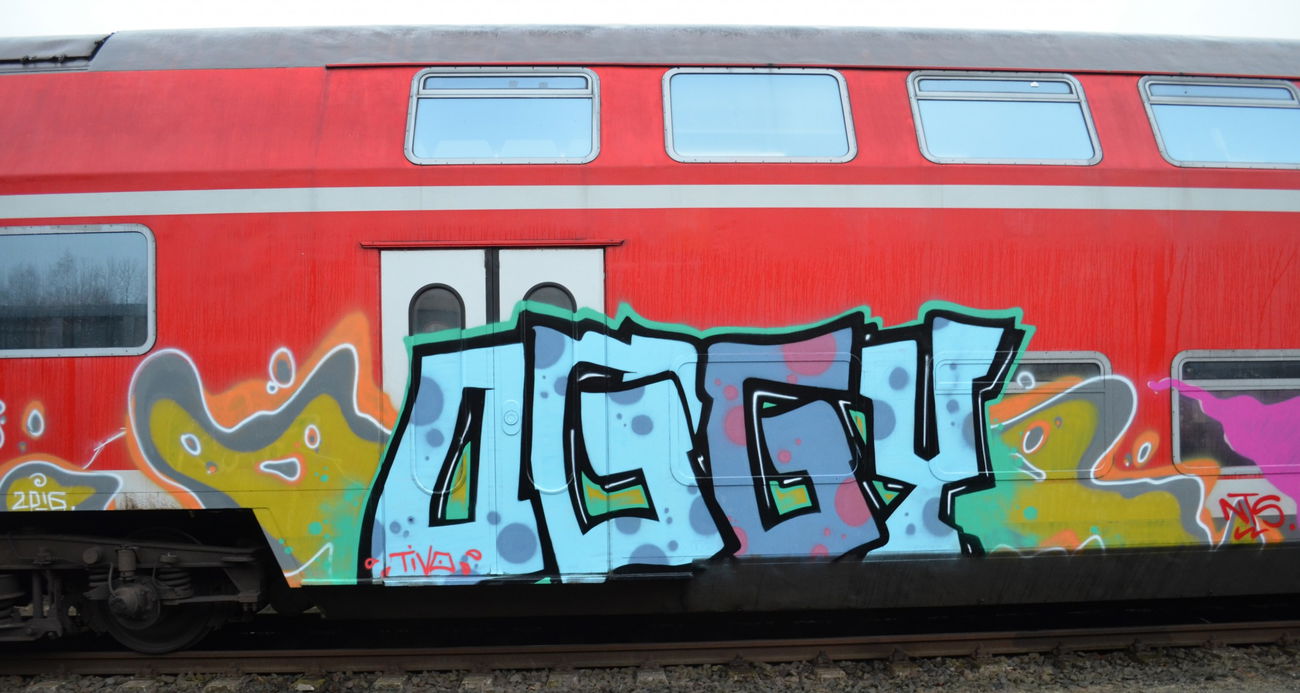 Graffiti Train - Photo by Hall3rOT - OGGY