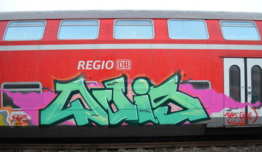 Graffiti Train - Photo by Hall3rOT - QUIS