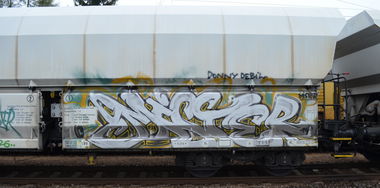 Graffiti Train - Photo by Hall3rOT - MISTER