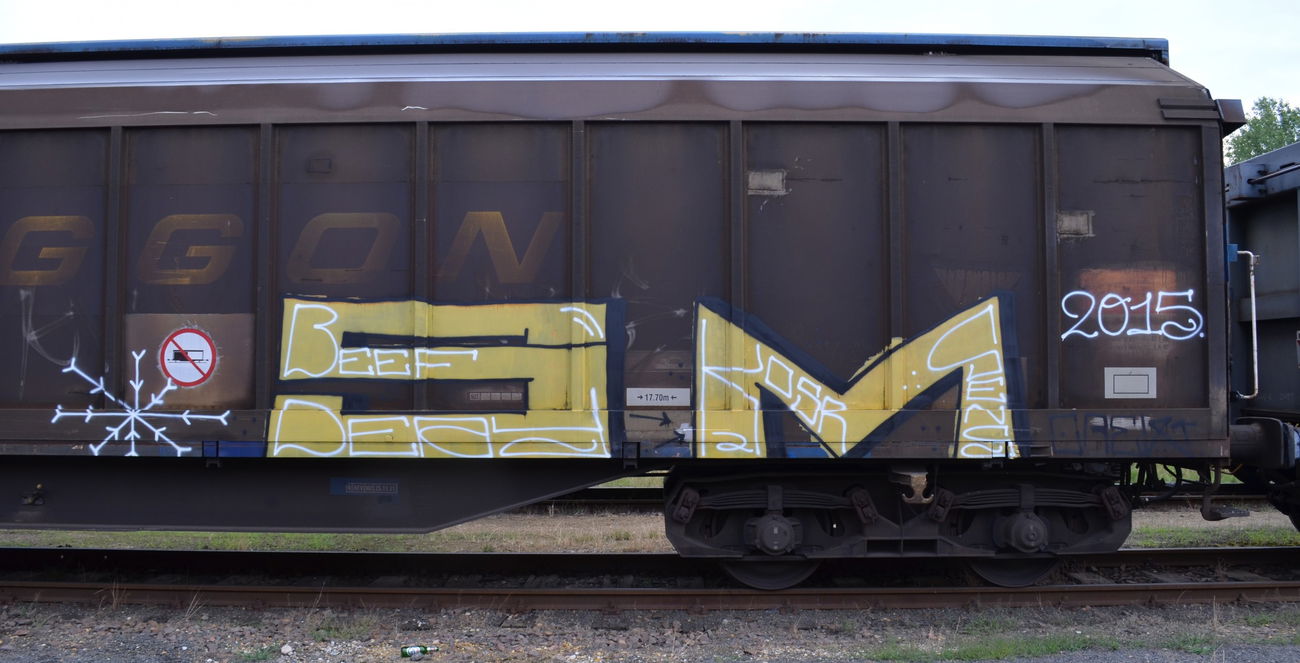 Graffiti Train - Photo by Hall3rOT - BEEF, DEAY, KOSR (2015)