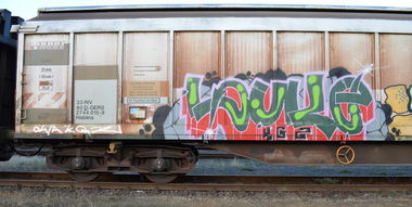 Graffiti Train - Photo by Hall3rOT - LUKE
