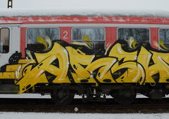 Graffiti Train - Photo by Hall3rOT - ARSH