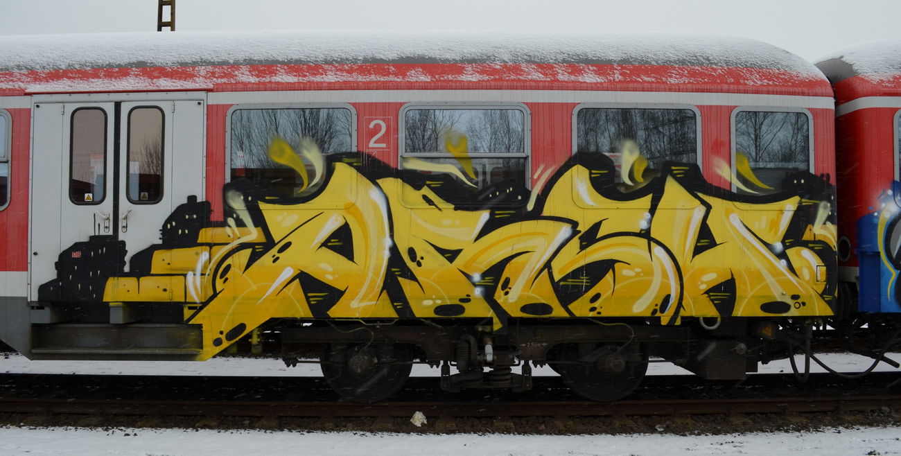 Graffiti Train - Photo by Hall3rOT - ARSH