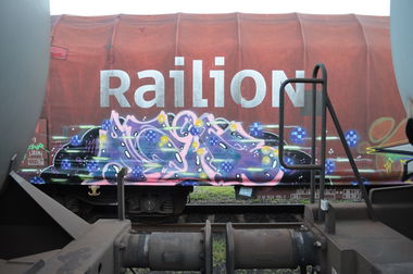 Graffiti Train - Photo by Hall3rOT - AGIL