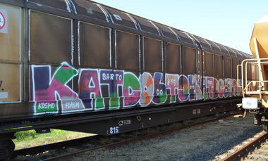 Graffiti Train - Photo by Hall3rOT - KATDOGTOK (2015)