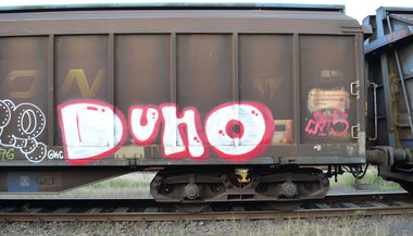 Graffiti Train - Photo by Hall3rOT - DUNO