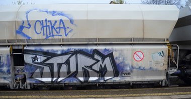 Graffiti Train - Photo by Hall3rOT - STURM