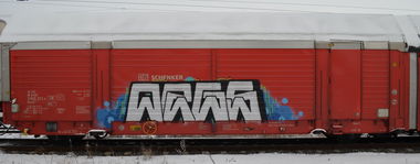 Graffiti Train - Photo by Hall3rOT - ORGS