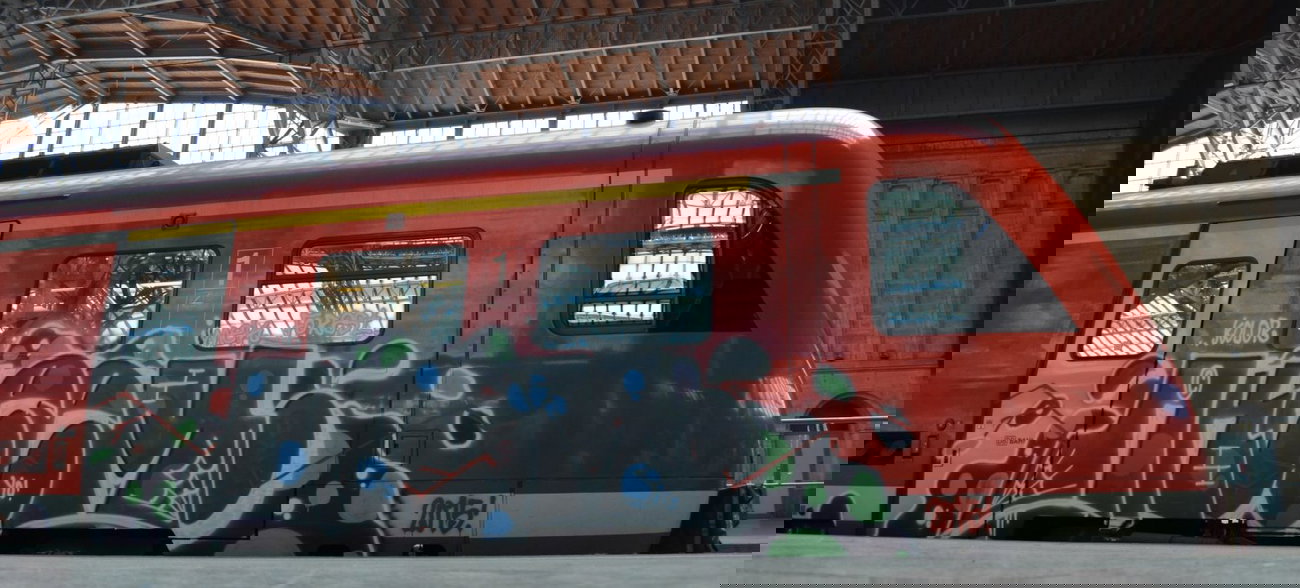 Graffiti Train - Photo by Hall3rOT - AKEEM (2015)