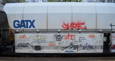 Graffiti Train - Photo by Hall3rOT