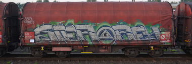 Graffiti Train - Photo by Hall3rOT - STERO