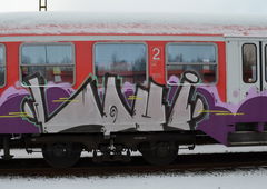 Graffiti Train - Photo by Hall3rOT - LOUI