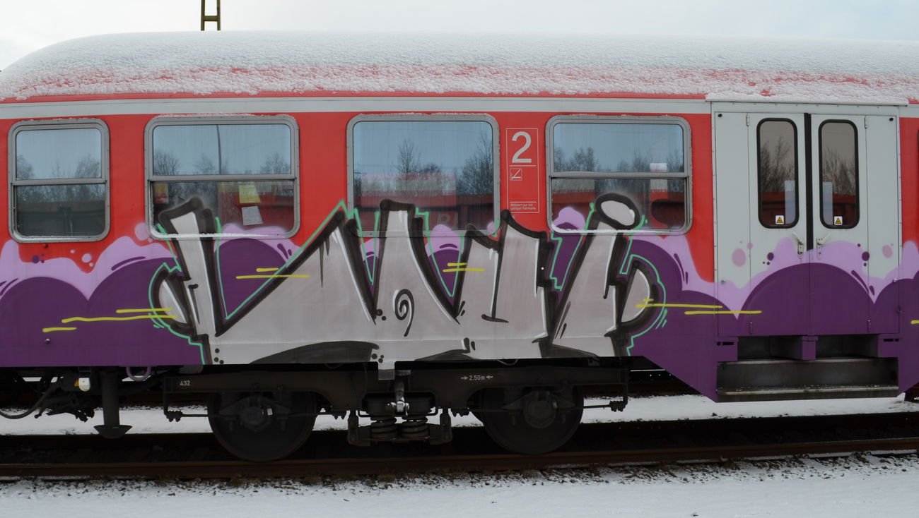 Graffiti Train - Photo by Hall3rOT - LOUI