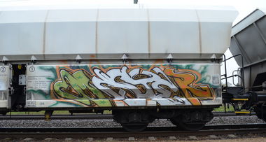 Graffiti Train - Photo by Hall3rOT - MISTER
