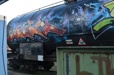 Graffiti Train - Photo by Hall3rOT - KONA