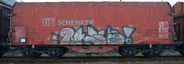 Graffiti Train - Photo by Hall3rOT