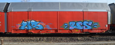 Graffiti Train - Photo by Hall3rOT - WS, WS
