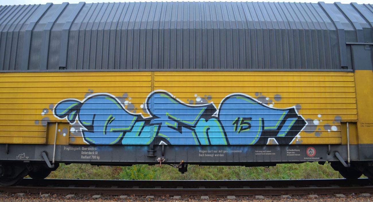 Graffiti Train - Photo by Hall3rOT - BUENO (2015)